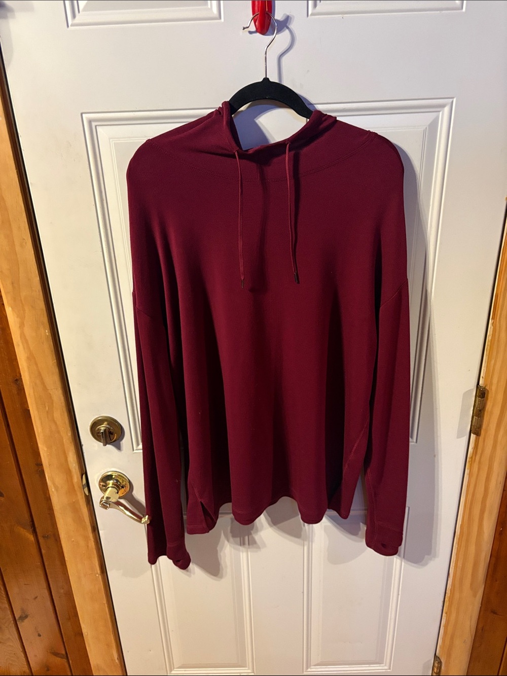Athletic Sweatshirt in Burgundy Size XXL (20)